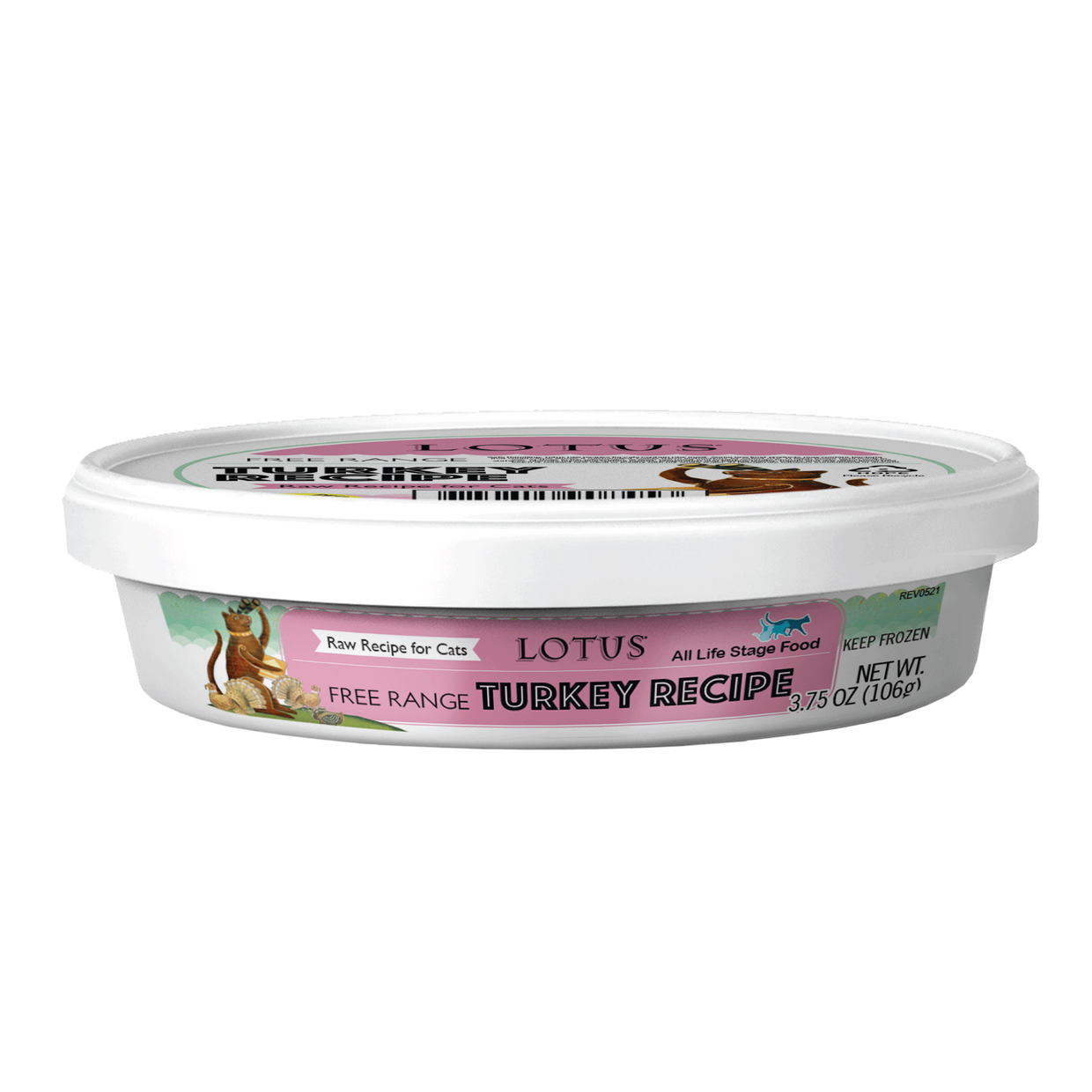Lotus Raw Turkey Frozen Cat Food