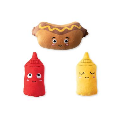 Wagsdale Let's Be Frank Plus Dog Toy - Small 3pk