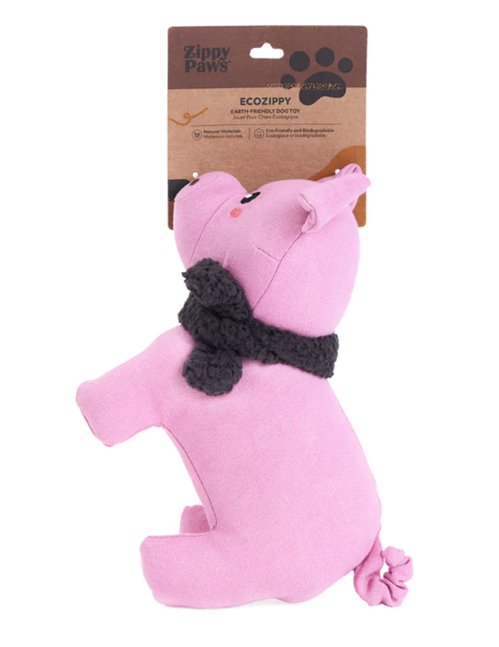ZippyPaws EcoZippy Cotton Cuddler - Pig