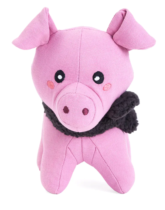 ZippyPaws EcoZippy Cotton Cuddler - Pig
