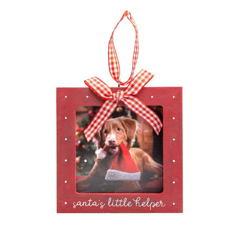 Pearhead "Santa's Little Helper" Holiday Photo Ornament