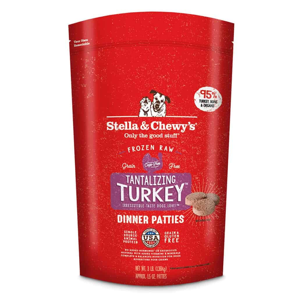 Stella & Chewy's Frozen Dinner Patties Turkey