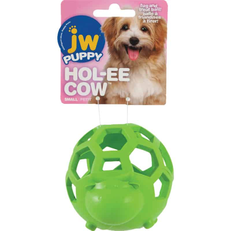 JW Pet Hol-ee Cow Puppy Toy