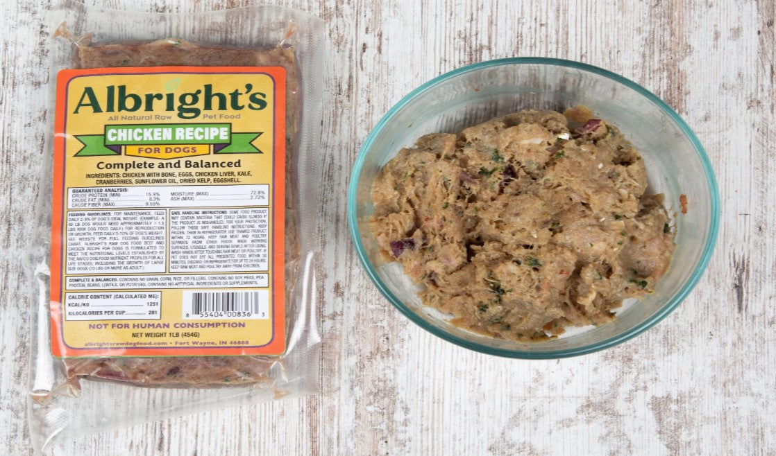 Albright's Chicken - 1 lb Pkg Full Shipping Box w/ Dry Ice (35 packs, 2 blocks dry ice)