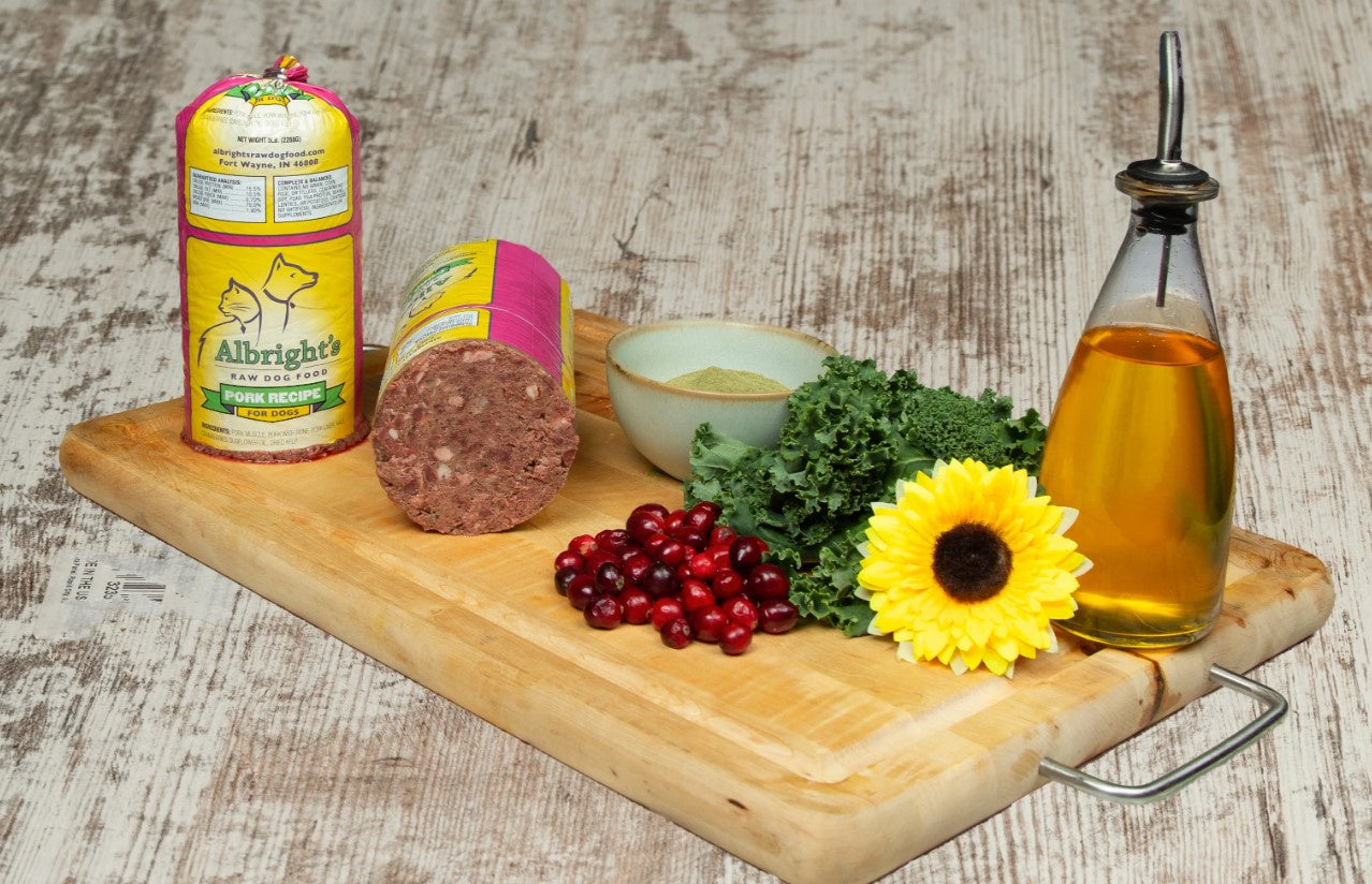 Albright's Pork, Raw Dog Food