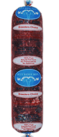 Blue Ridge Beef - Breeder's Grind (HPP)- 2 lb Rolls Full Shipping Box w/ Dry Ice (20 Rolls)