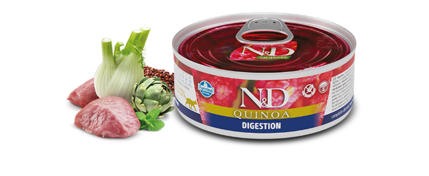 Farmina Quinoa Digestion Lamb for Cats - 2.46oz Can