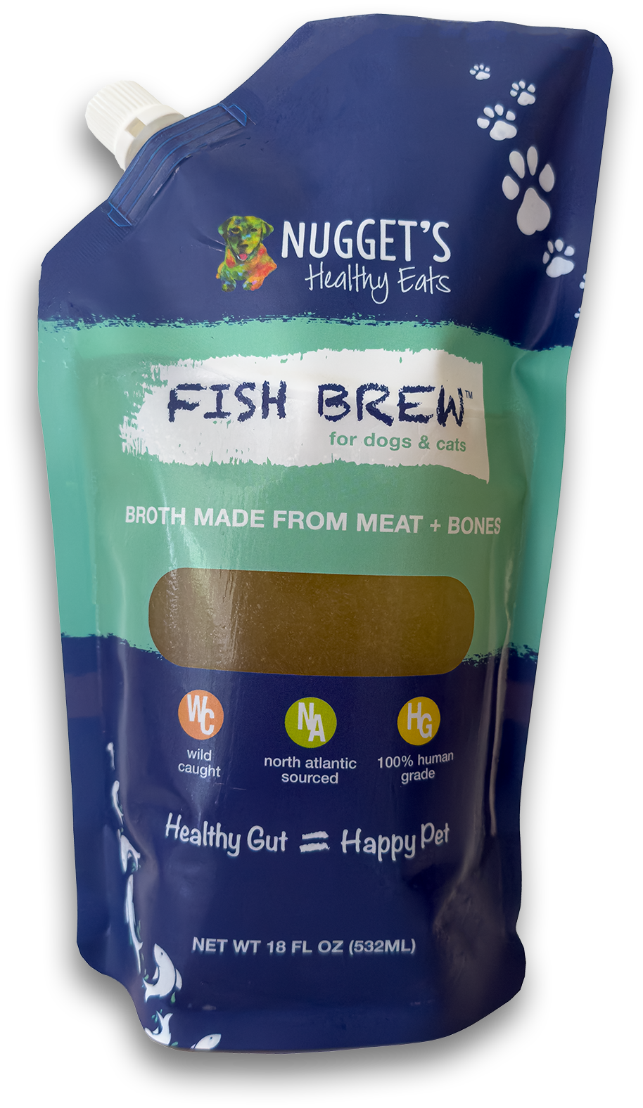 Nugget s Frozen Healthy Eats Fish Brew 18oz