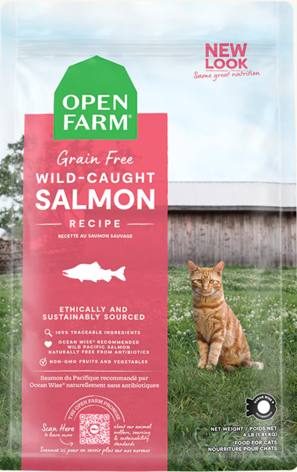 Open Farm Wild-Caught Salmon Dry Cat Food