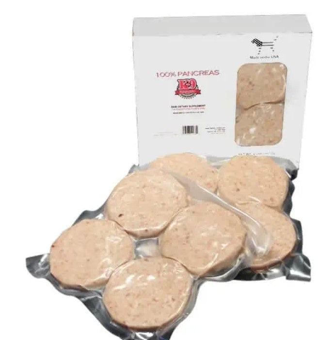 K-9 Kraving Beef Pancreas - 2 lb Patties / 12 lb Box