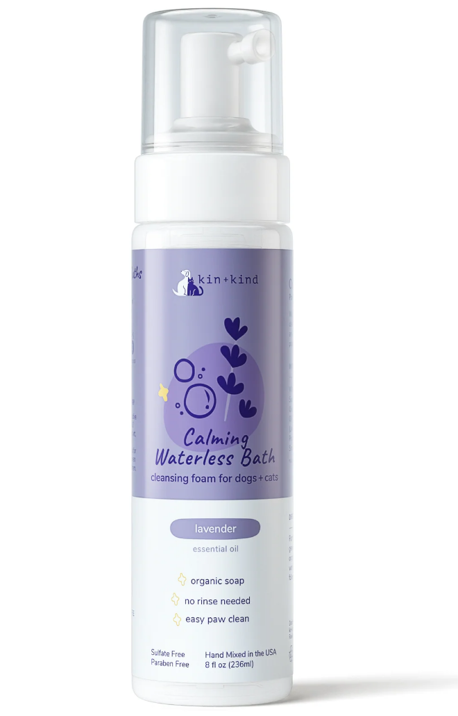 Kin + Kind Calming Lavender Waterless Bath for Dogs & Cats
