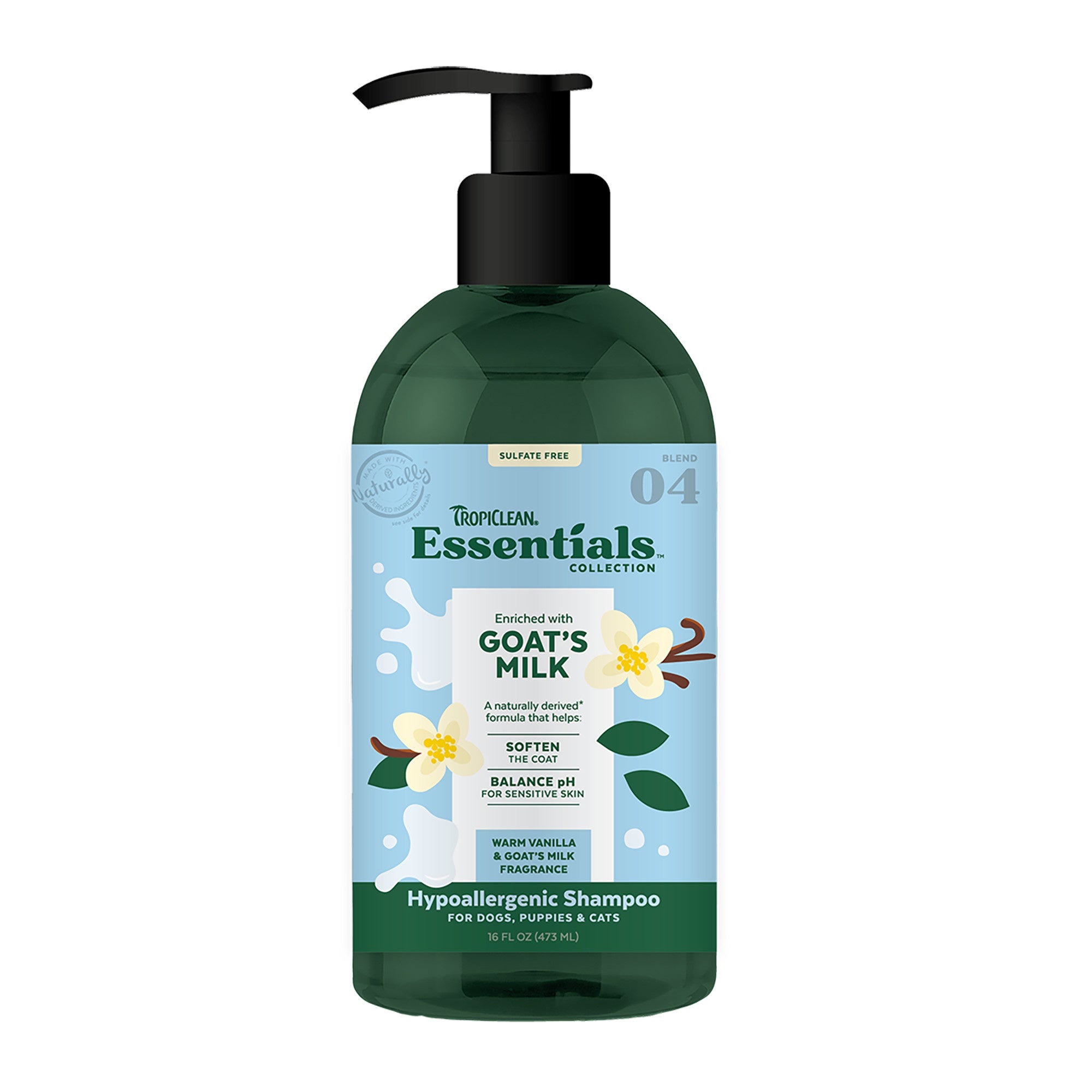 TropiClean Goat's Milk Shampoo 16oz