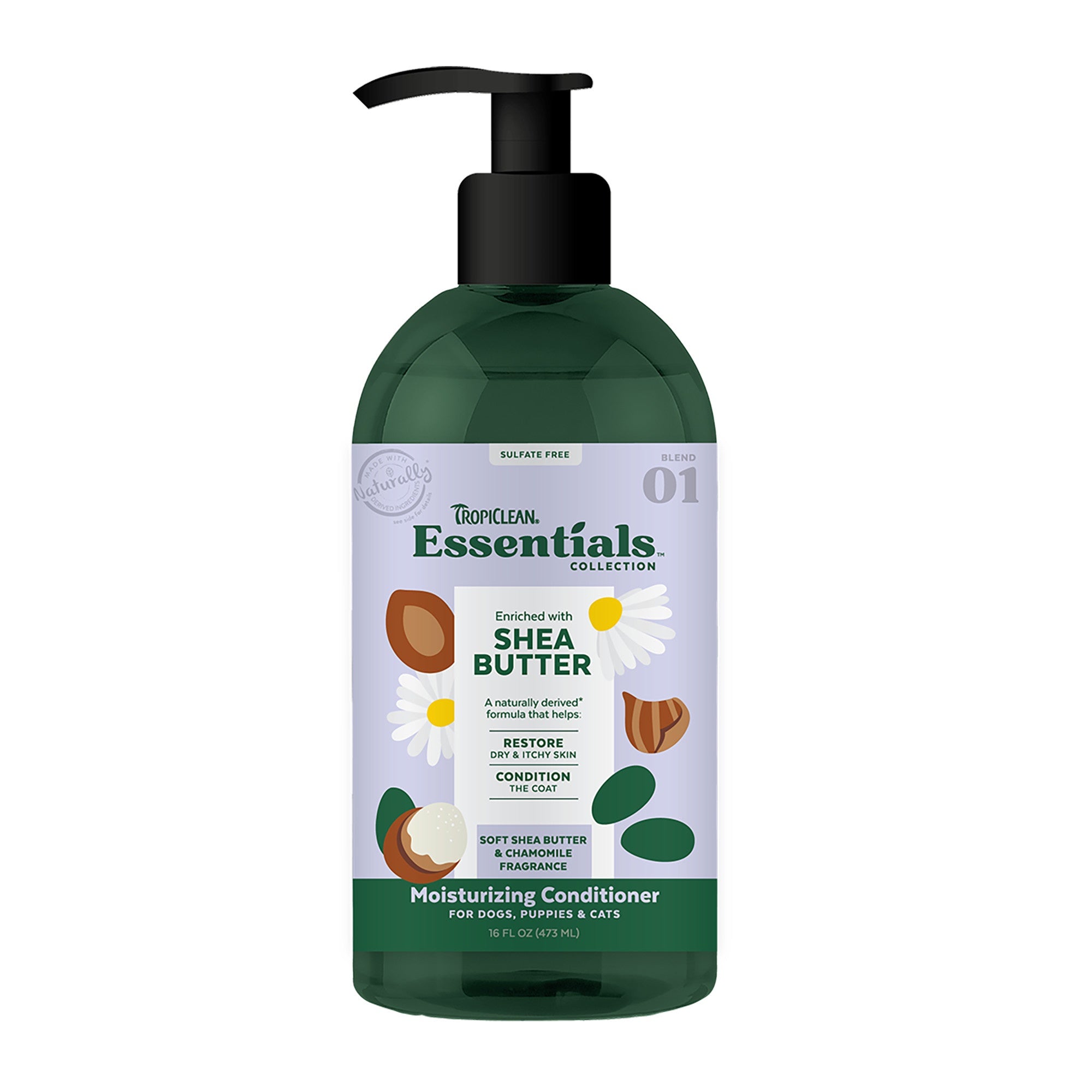 TropiClean Essentials Shea Butter Moisturizing Conditioner