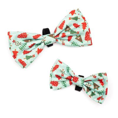 The Worthy Dog Bow Tie - Holiday Trees