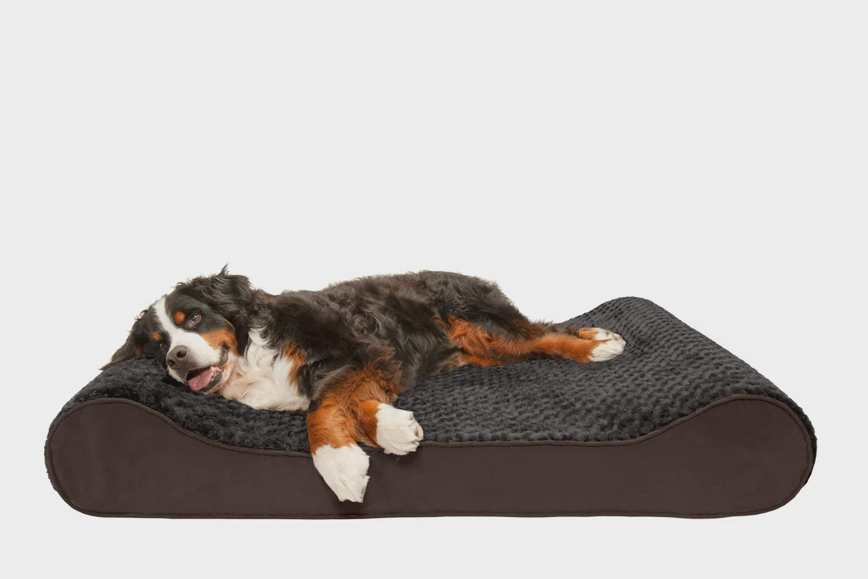 FurHaven Ultra Plush Luxe Lounger Pet Bed