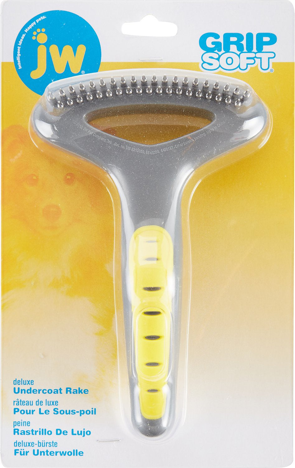 JW Dog GripSoft Deluxe Undercoat Rake