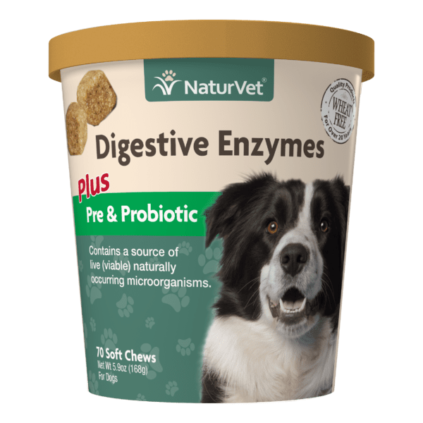 NaturVet Digestive Enzymes - Chews
