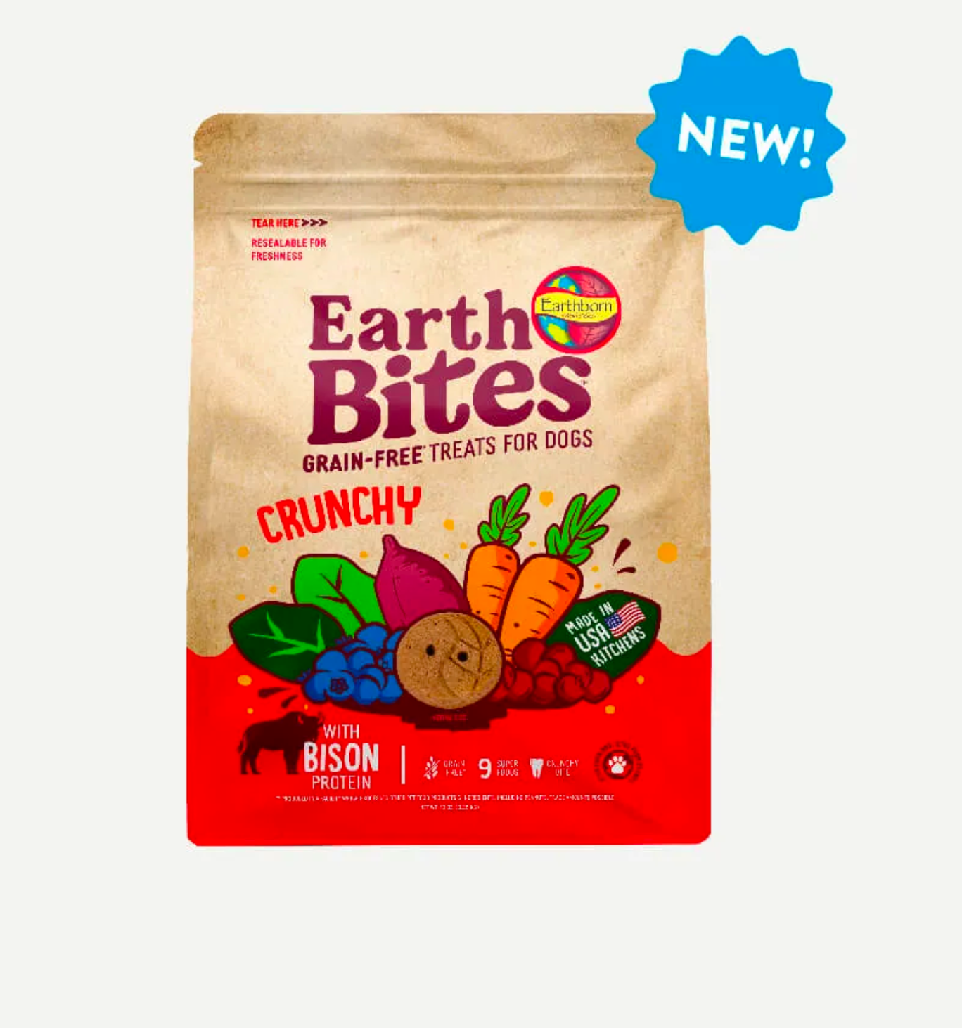 Earthborn Holistic Crunchy Bison Earth Bites