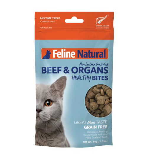 Feline Natural Beef Healthy Bites Cat Treats