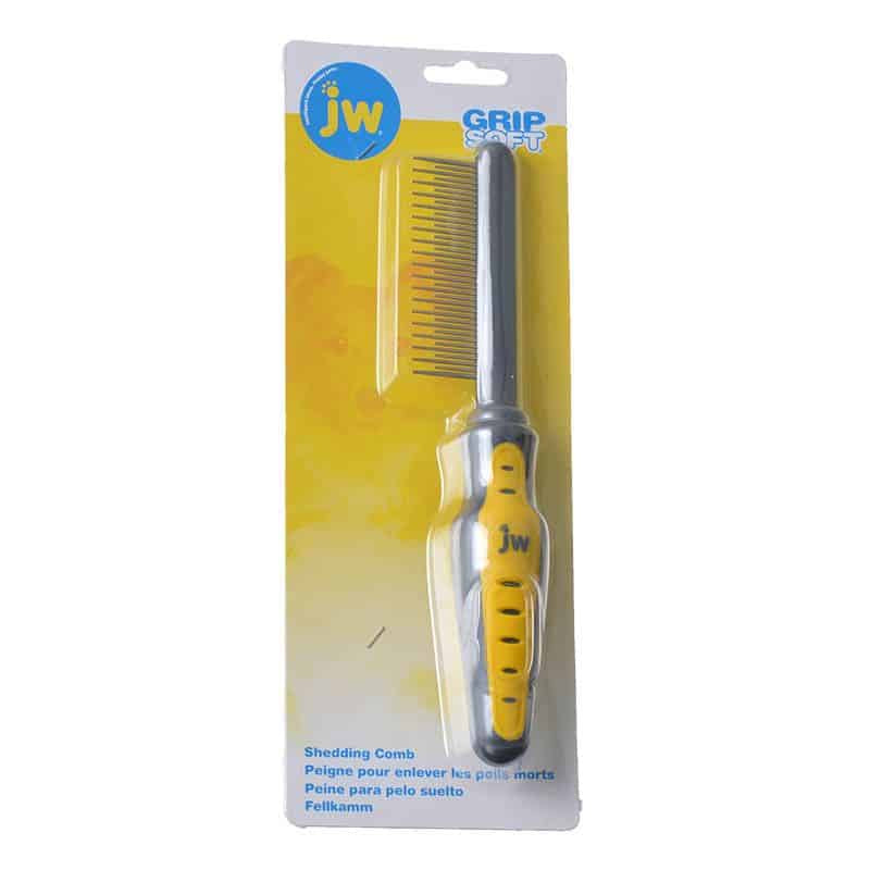 JW Dog GripSoft Shedding Comb