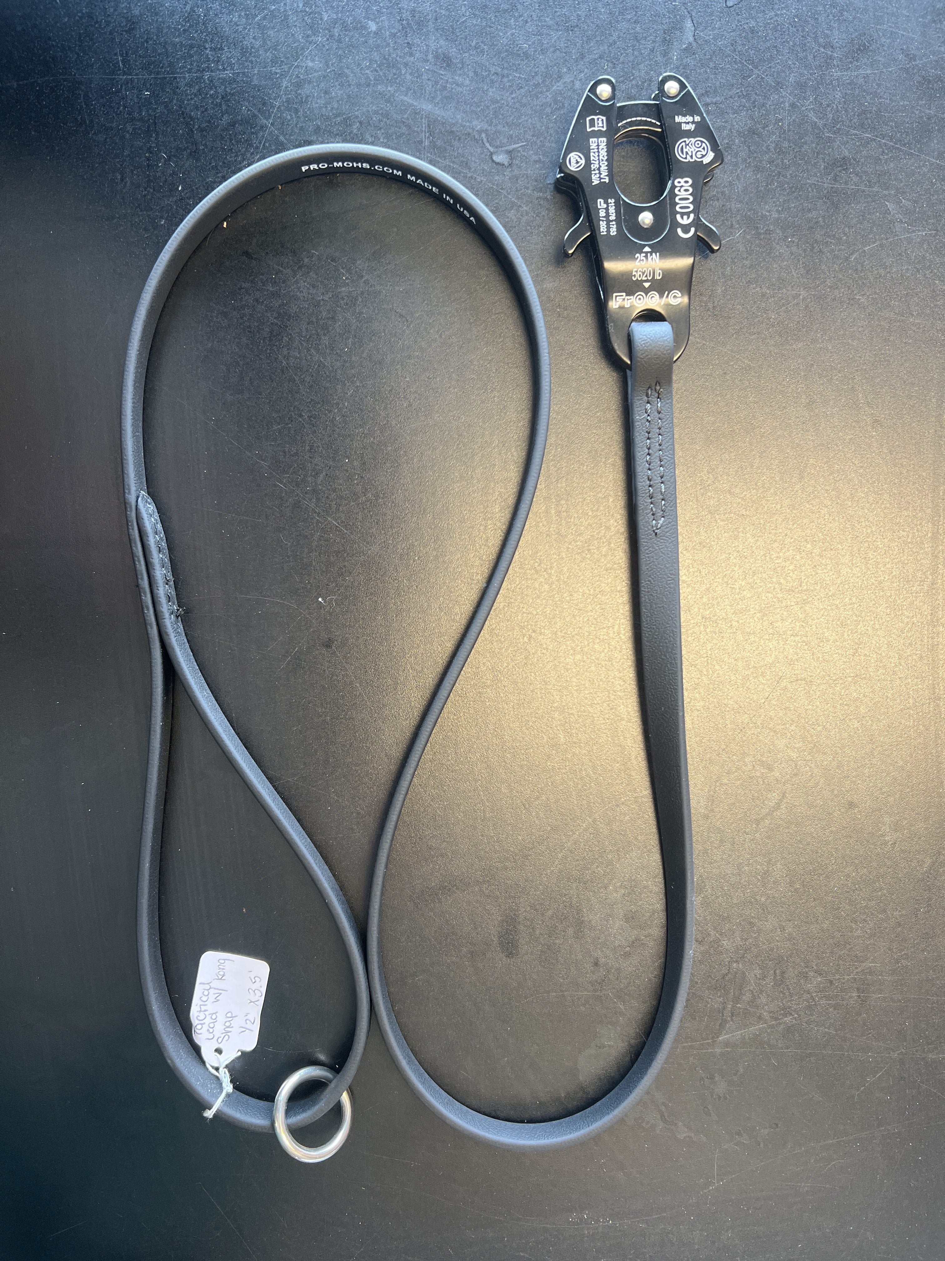 Biothane Tactical Lead w/ Kong Snap
