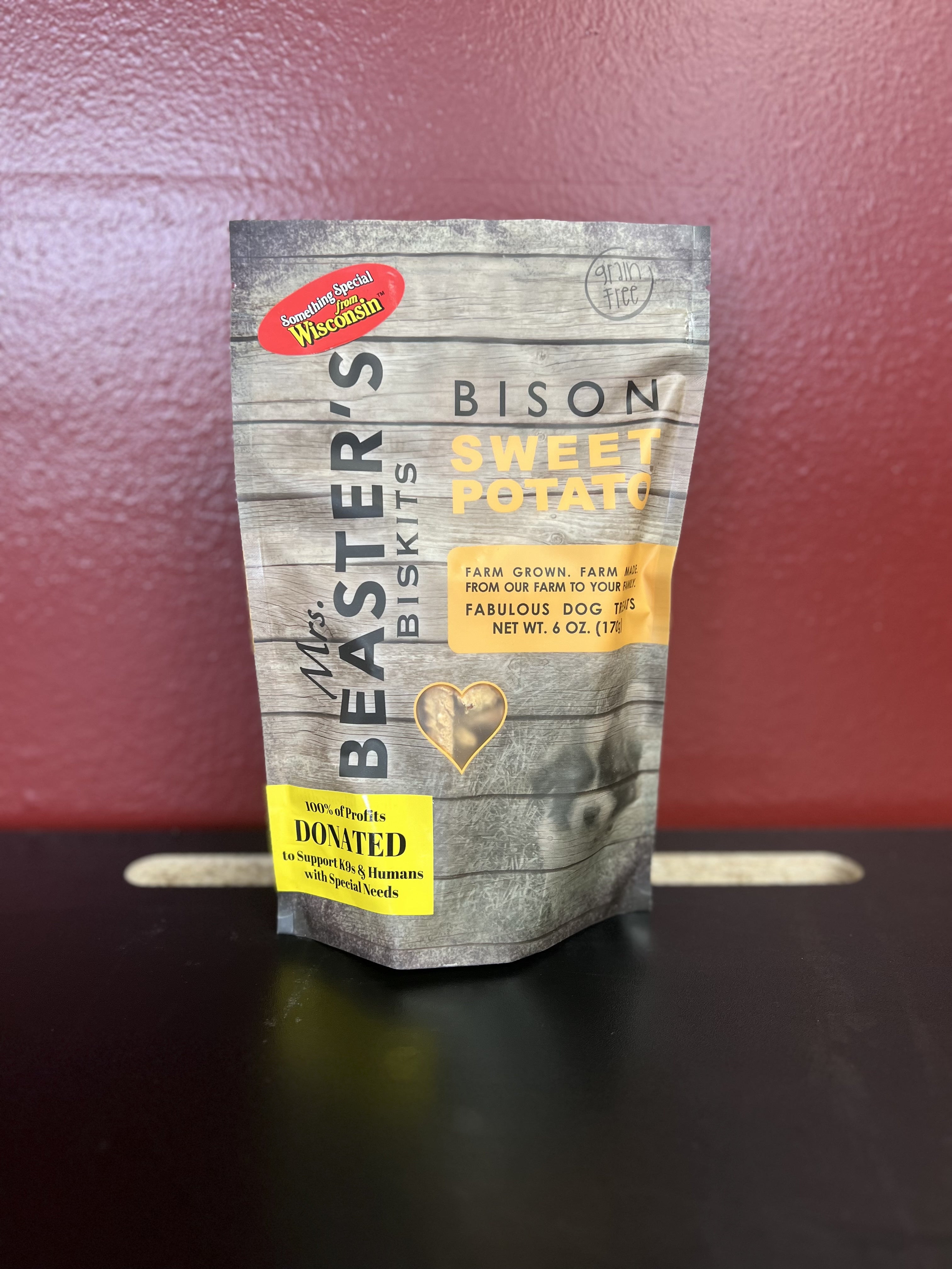 Mrs. Beaster's Grain-Free Biskits Bison Sweet Potato
