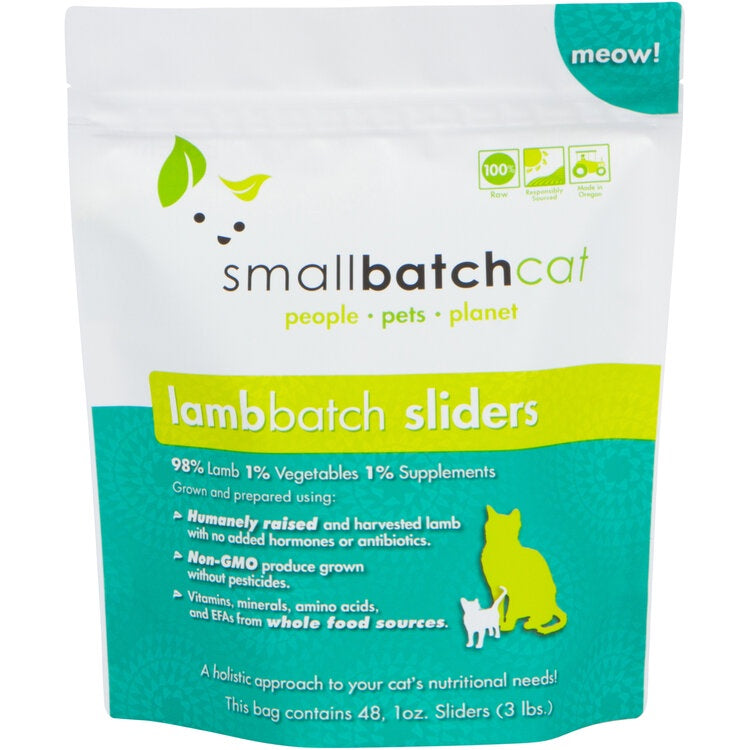 SmallBatch Frozen Lamb Sliders for Cats