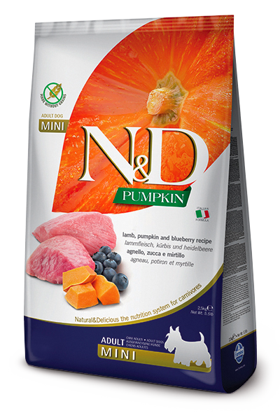 Farmina Pumpkin, Lamb & Blueberry Adult Dog Recipe