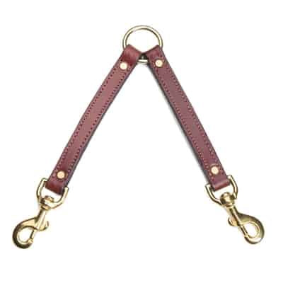 Mendota Pet 2 Dog Leather Coupler