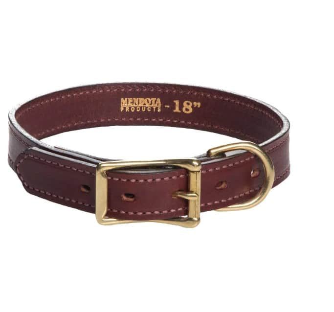 Mendota Pet Leather Collar