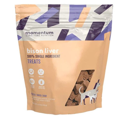 Momentum Freeze Dried Bison Liver Treats