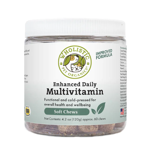 Wholistic Pet Organics Enhanced Daily Multivitamin Soft Chews