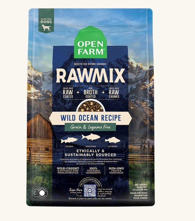 Open Farm Wild Ocean Grain-Free RawMix Dry Dog Food