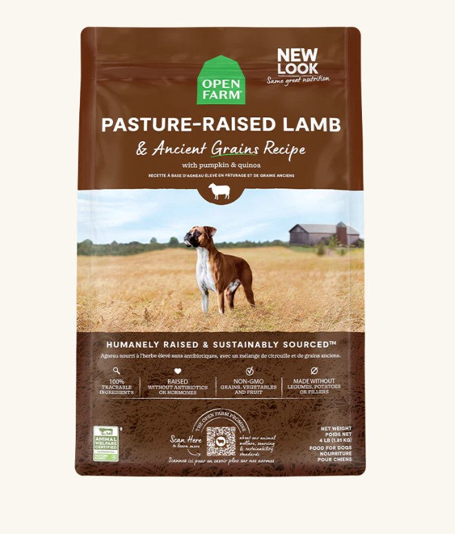 Open Farm PastureRaised Lamb & Ancient Grains Dry Dog Food