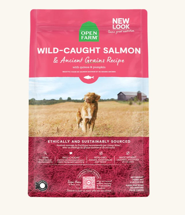 Open Farm Wild-Caught Salmon & Ancient Grains Dry Dog Food