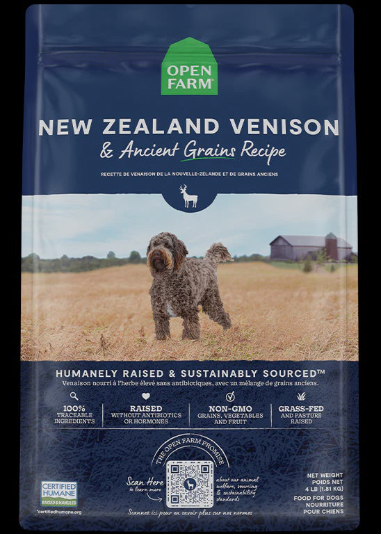 Open Farm New Zealand Venison & Ancient Grains