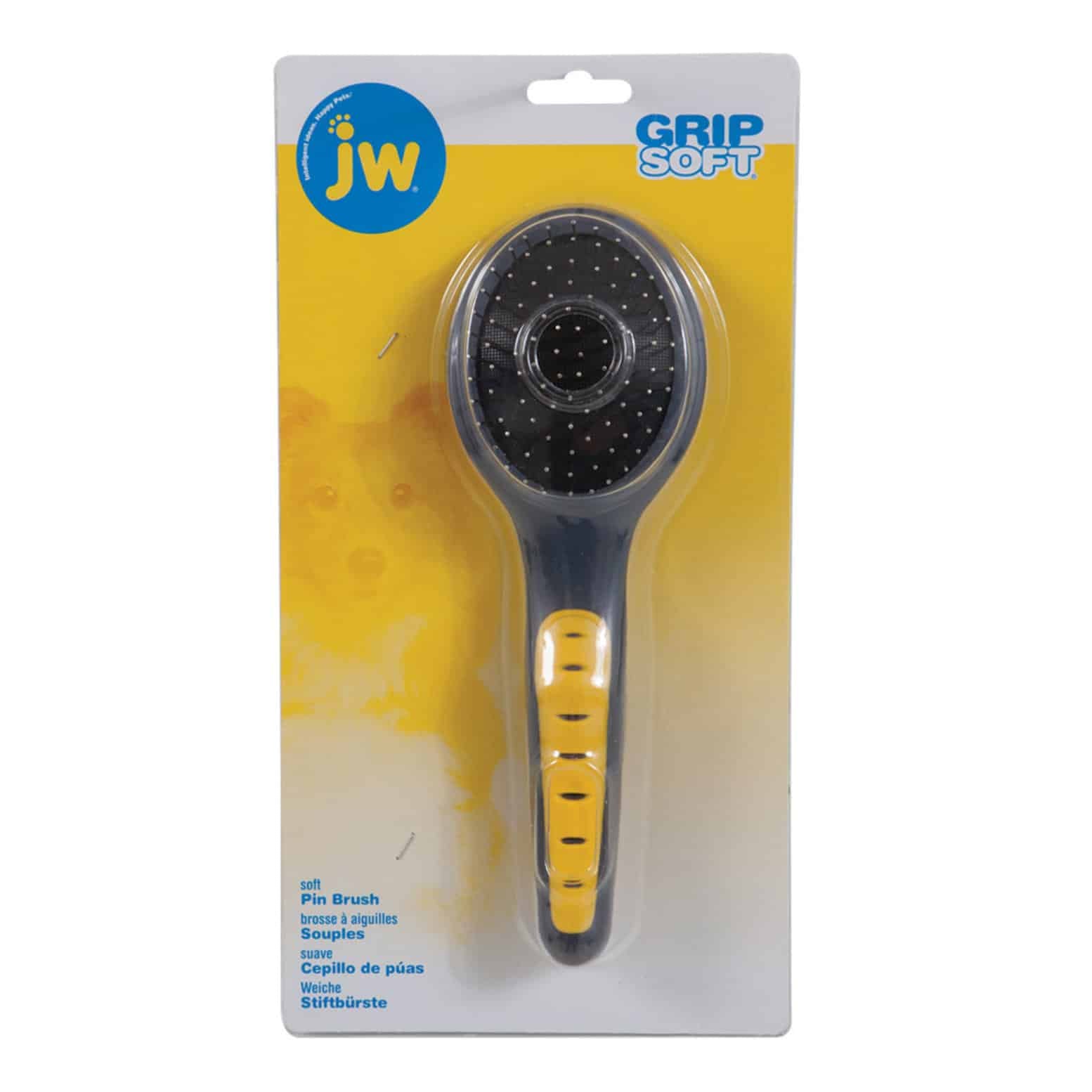 JW Dog GripSoft Soft Pin Brush