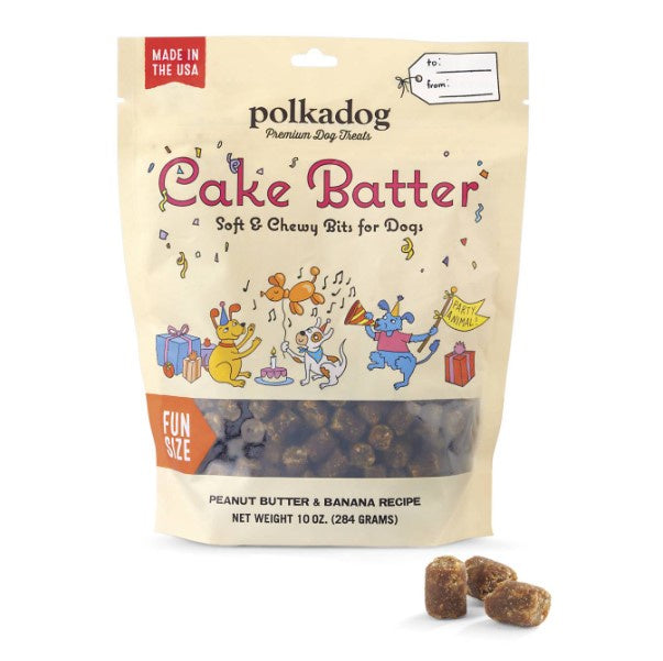 Polkadog Cake Batter Soft & Chewy Treats