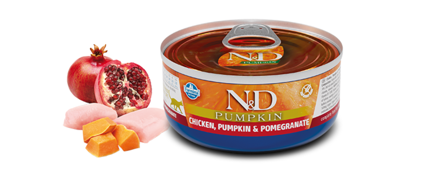 Farmina Pumpkin, Chicken & Pomegranate for Cats - 2.46oz Can