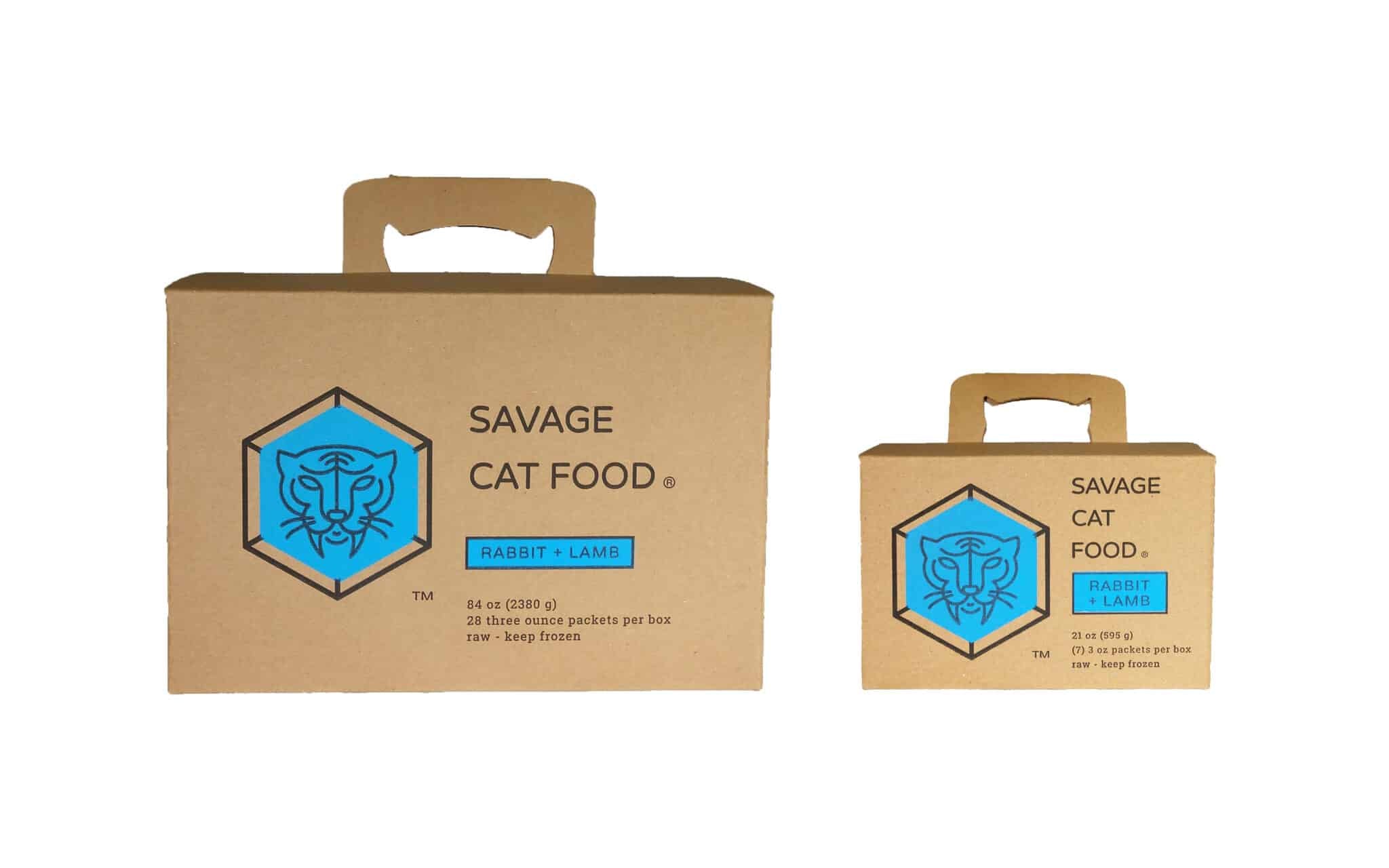 Savage Cat Raw Food - Rabbit + Lamb