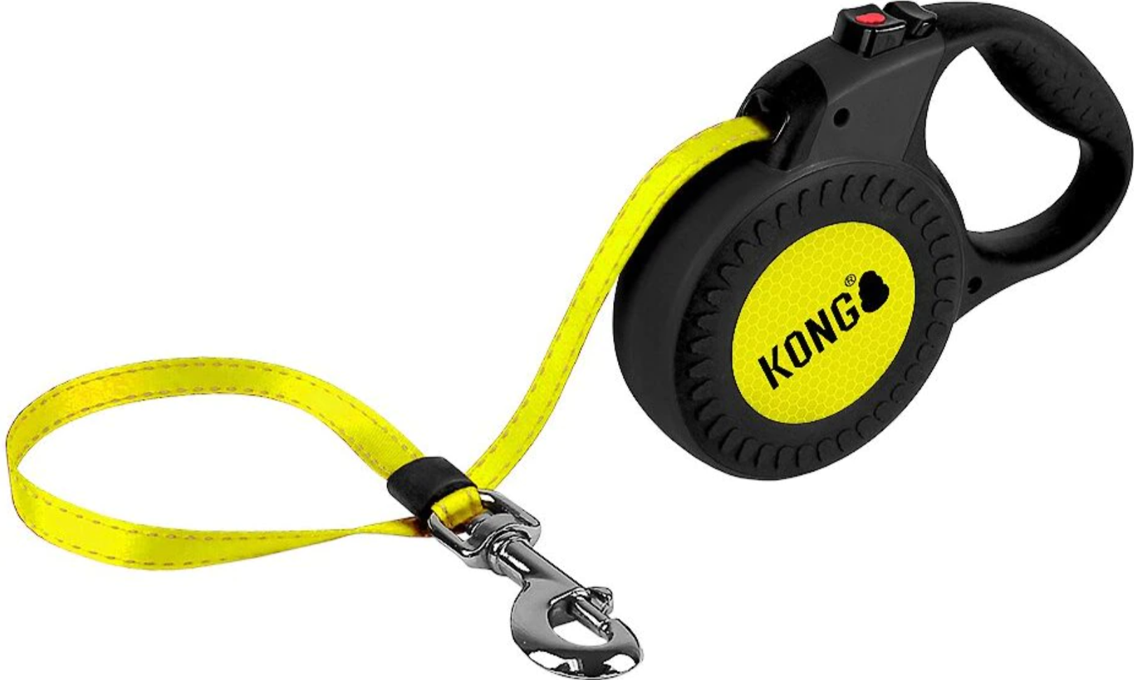 Kong Reflective Black Retractable Reflect Leash