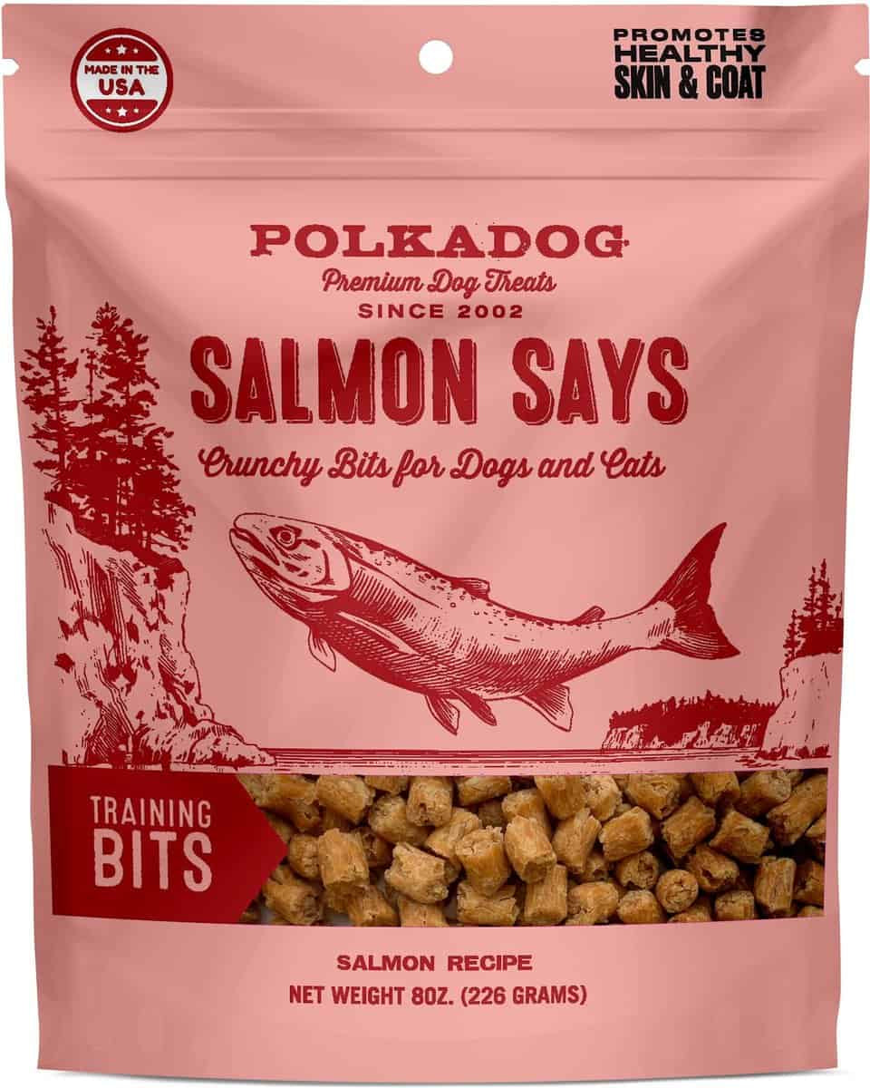 Polkadog Salmon Says Training Bites