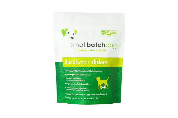 SmallBatch Frozen Duck Patties for Dogs
