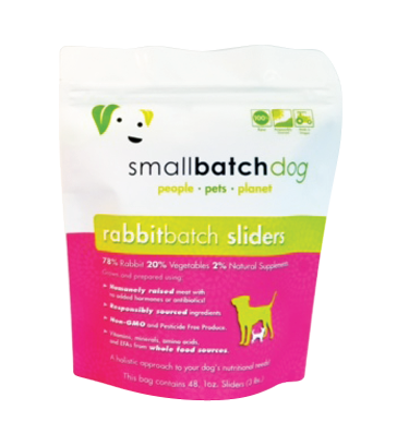 SmallBatch Frozen Rabbit Patties for Dogs