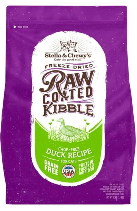 Stella & Chewy's Raw Coated Cage-Free Duck Recipe for Cats