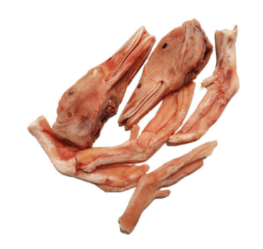 Savage Cat Frozen Duck Head & Feet Pack