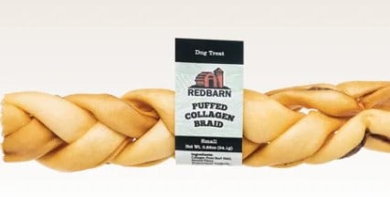 RedBarn Puffed Collagen Braided Chews