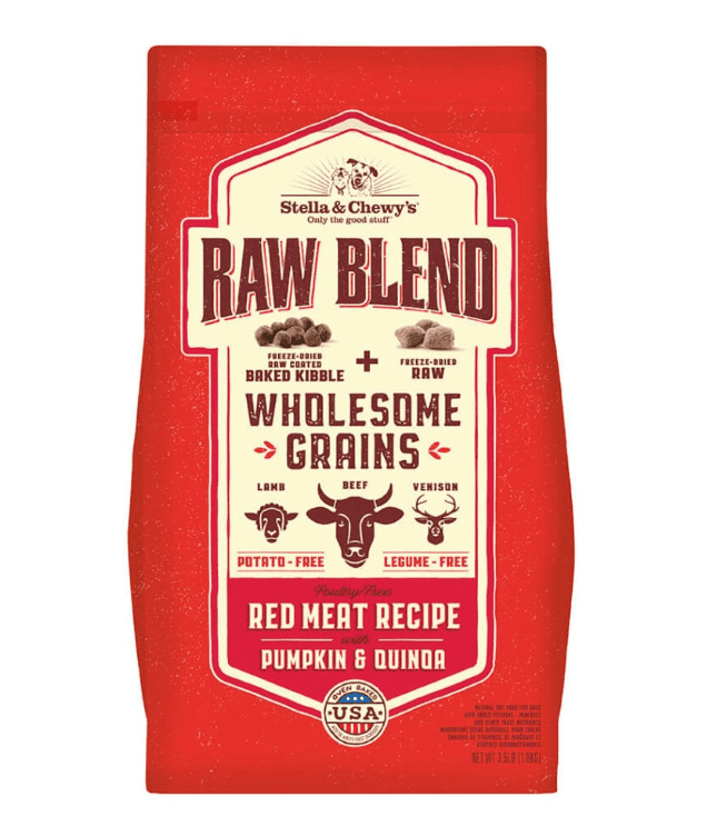 Stella & Chewy's Raw Blend Wholesome Grains Red Meat Dry Dog Food