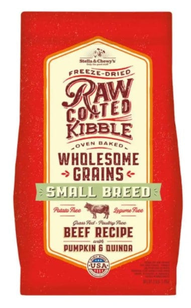 Stella & Chewy's Raw Coated Beef Recipe w/ Pumpkin & Quinoa for Small Breeds