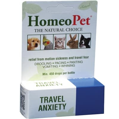 HomeoPet Travel Anxiety Relief for Dogs & Cats